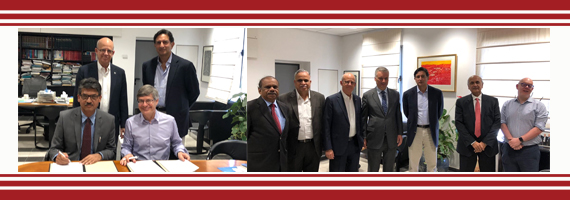Dr. Ajay Batish, Deputy Director, TI and Prof. Raanan Rein, Vice President
