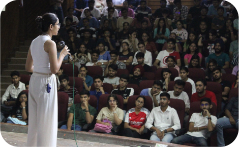 Talk event