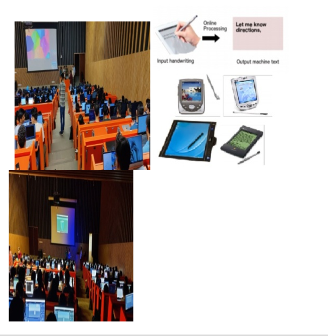 Handwriting recognition session